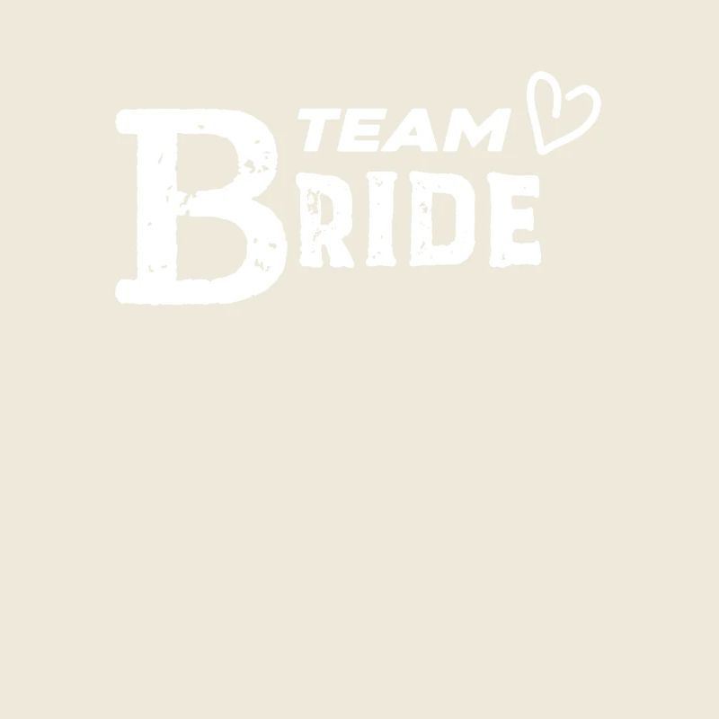 Motif Team Bride avec cœur