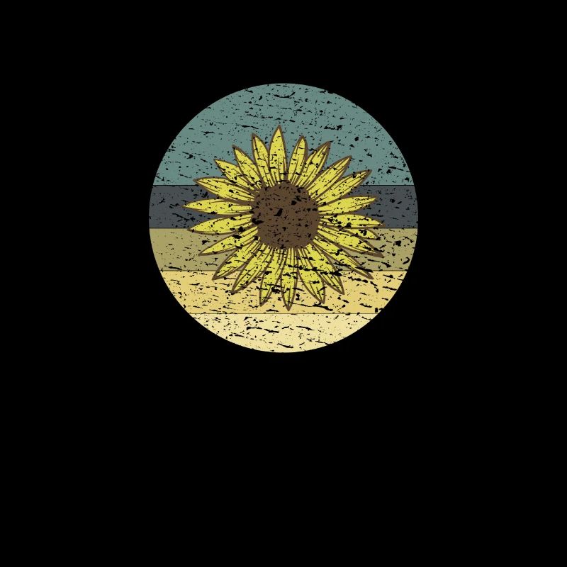 Sonnenblume Retro