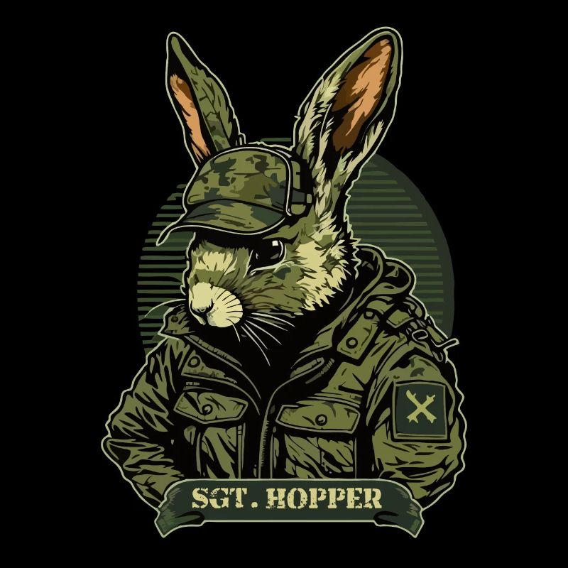 Rabbit military forest defense commandos