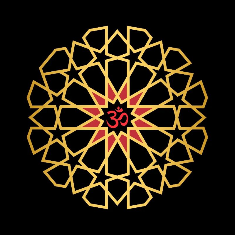 Om-Symbole Om-Signe Om-Mantra, Om-Mandala