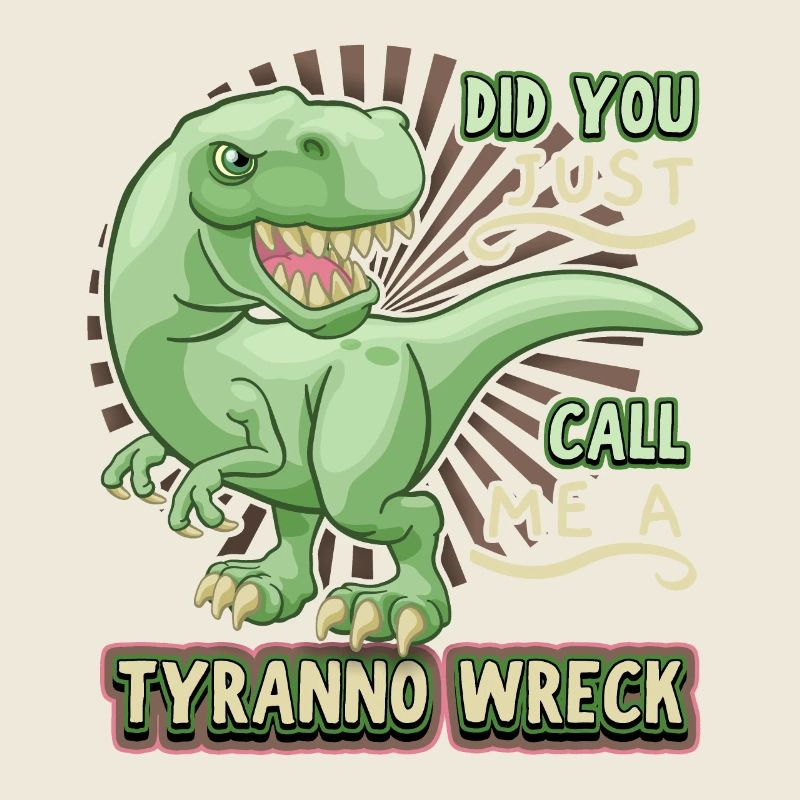 Lustiger Spruch T-Rex-Dino, Dinosaurier, Comic