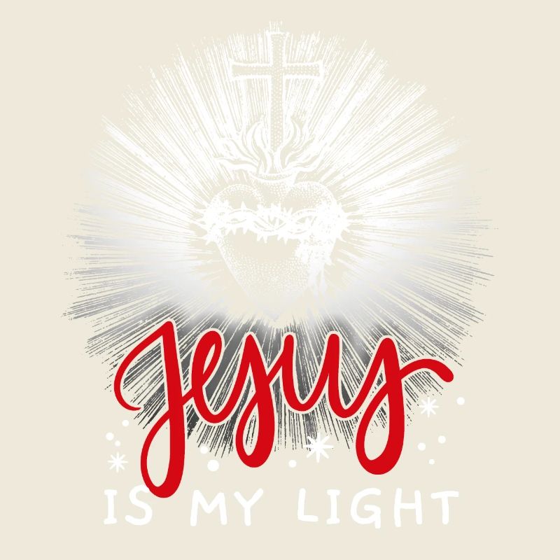 Jesus Christus, Vintage Herz, Dornenkrone, Spruch