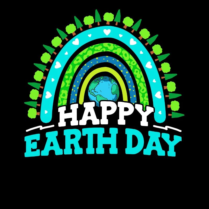 Merry Earth Day Forest Trees