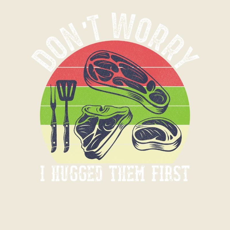 Metzger Schlachttier Fleischschneider BBQ