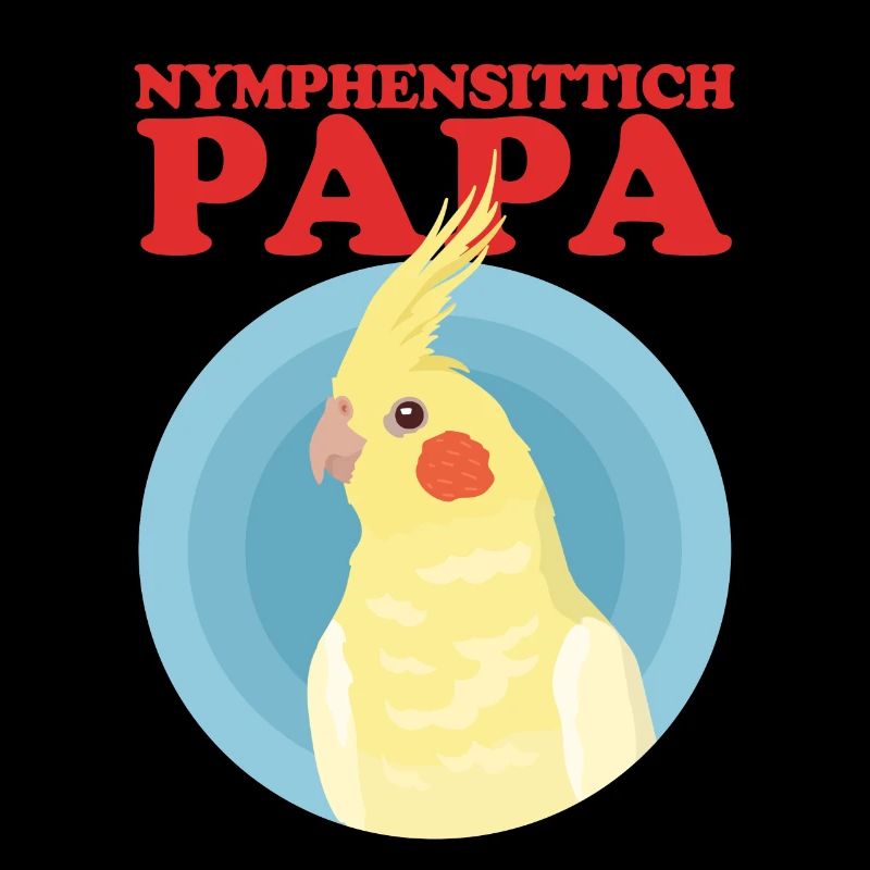 Nymphensittich Papa Vogel Besitzer Geschenk