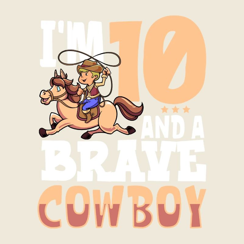 Ich bin 10 - Jungen Cowboy