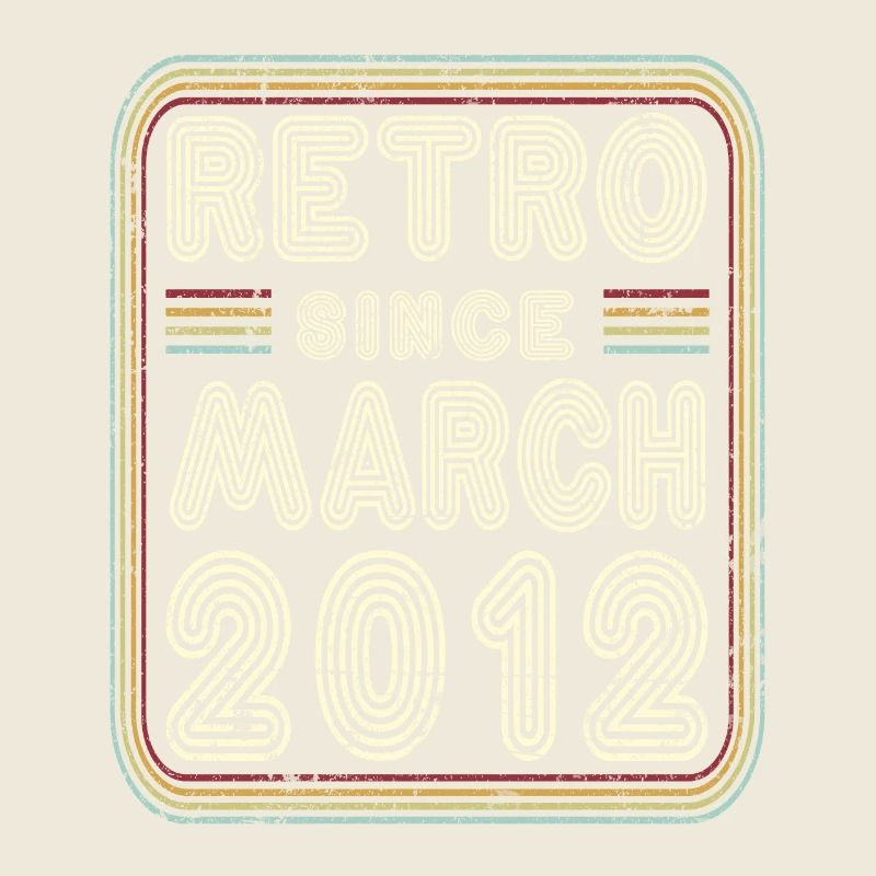 Anniversaire Mars 2012 Cadeau rétro