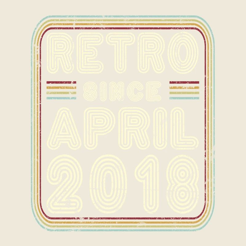 Geburtstag April 2018 Retro Geschenk