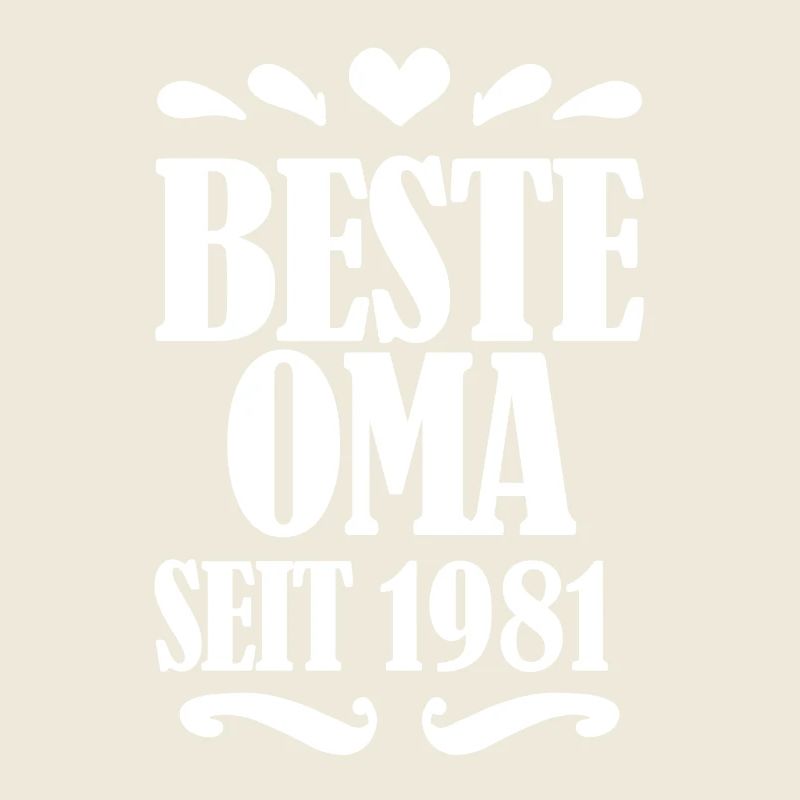 Beste Oma seit 1981 - Oma Geschenk