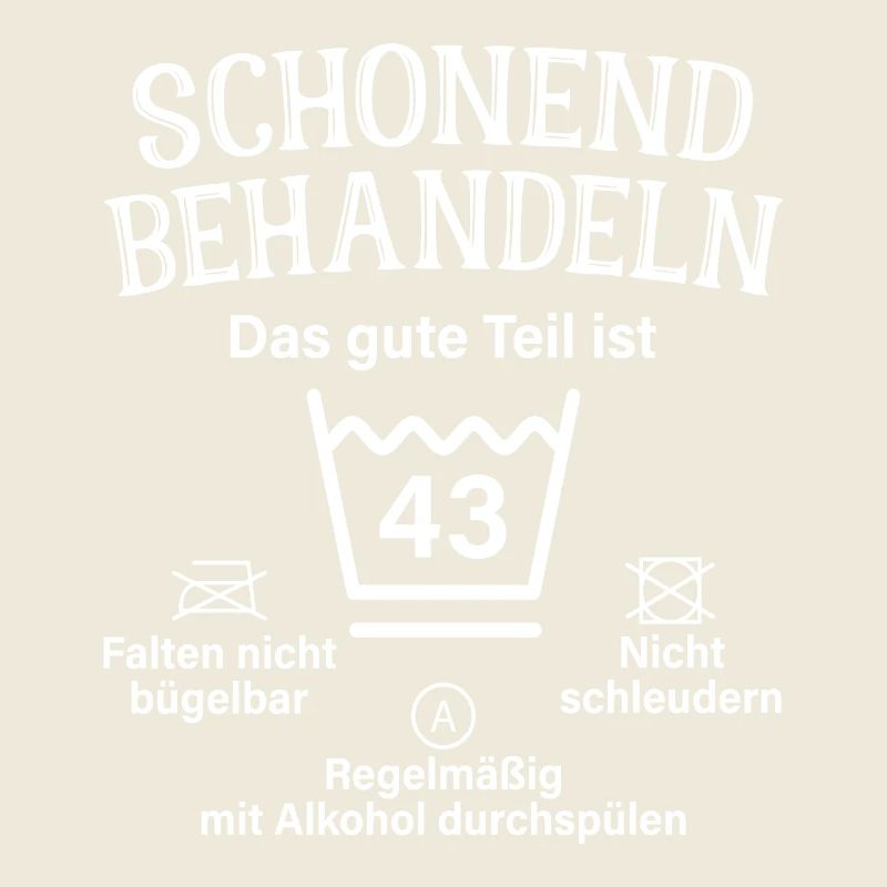 43. Geburtstag Schonend Behandeln 43 Teil Ist 43