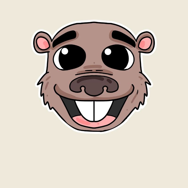 Tête de castor