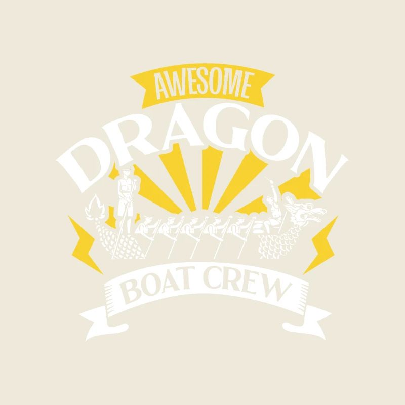 Super équipage de bateau-dragon