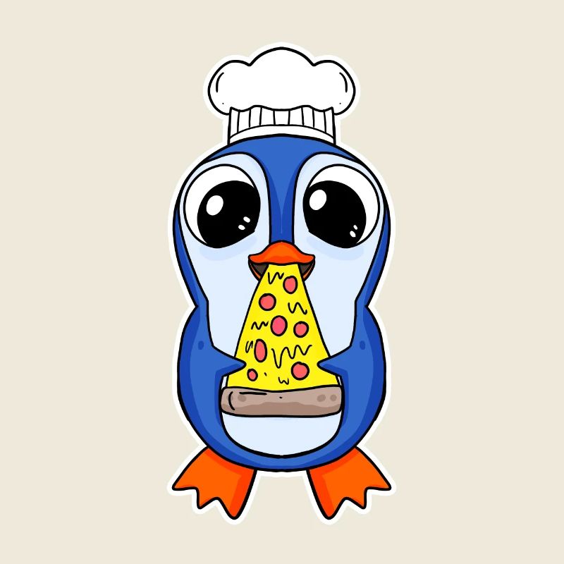 Gourmet Pinguin Pizza