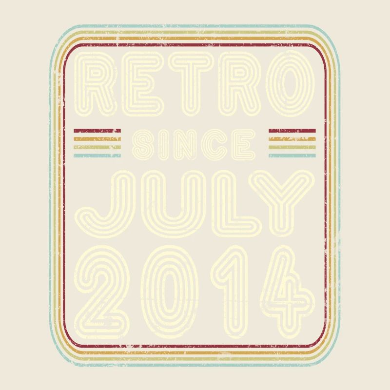 Geburtstag Juli 2014 Retro Geschenk