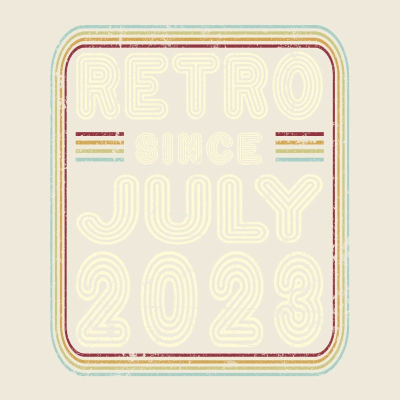 Birthday July 2023 Retro Gift