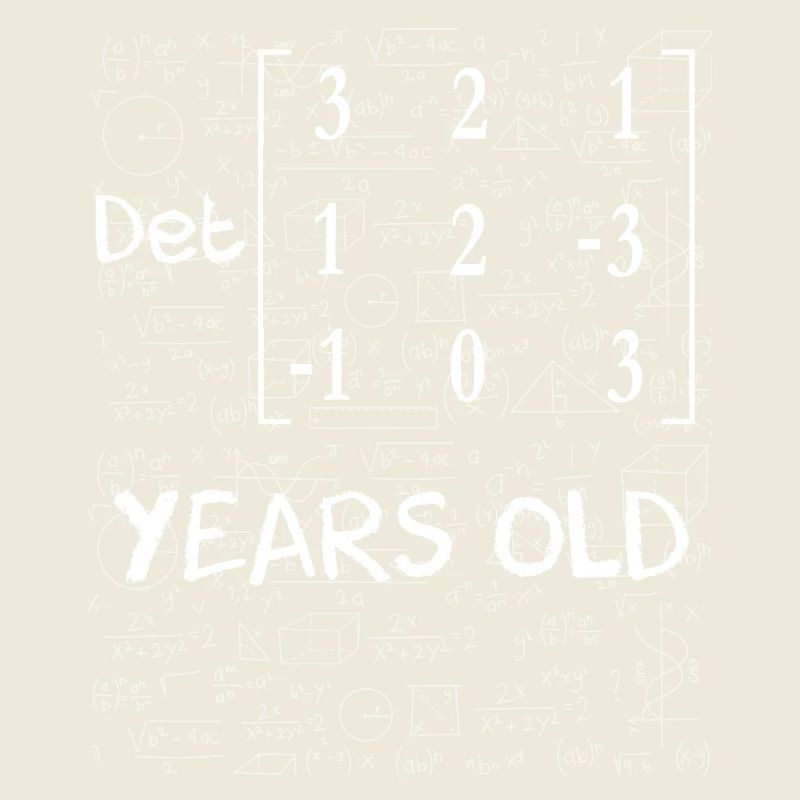 20e anniversaire 20 ans déterminant de matrice