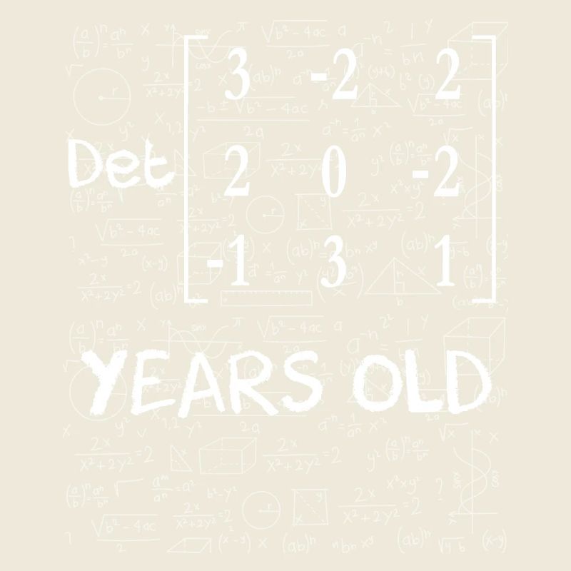 30e anniversaire 30 ans déterminant de matrice