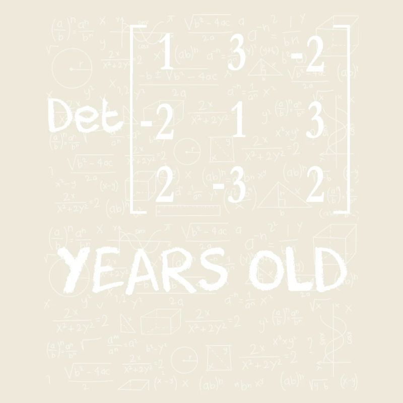 33rd birthday 33 years matrix determinant