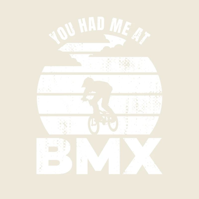 BMX Rider Slogan