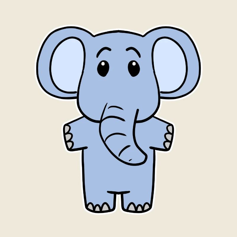 Mignon petit éléphant
