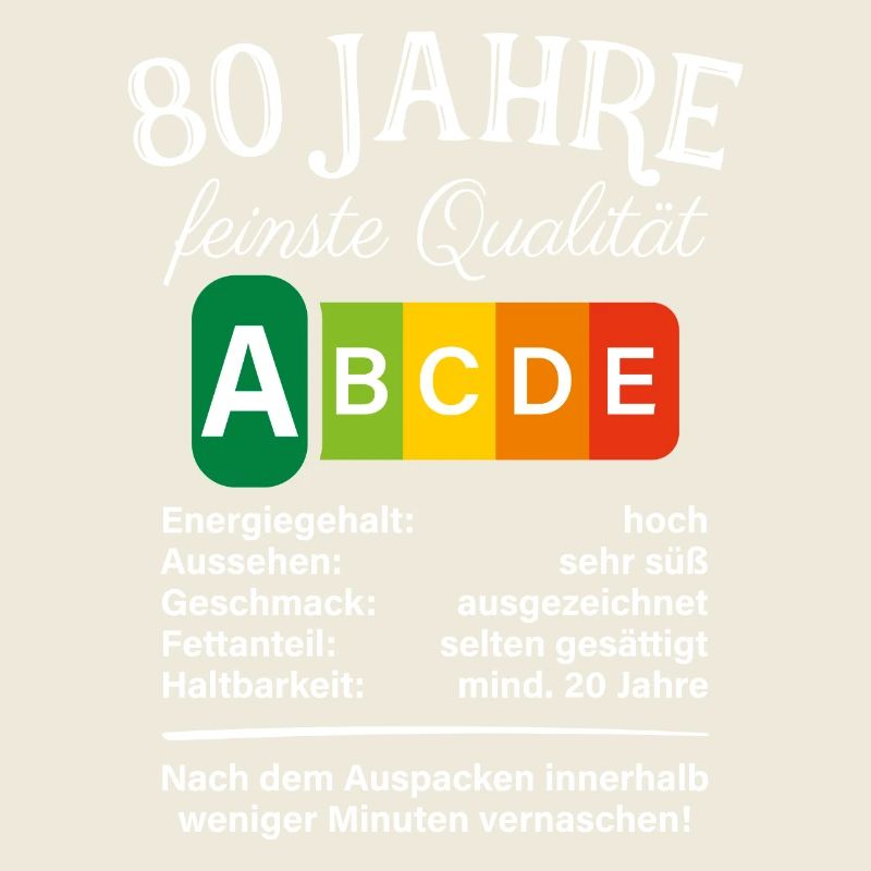 80 Jahre Feinste Qualität Geschenk 80. Geburtstag