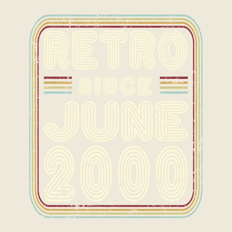 Geburtstag Juni 2000 Retro Geschenk