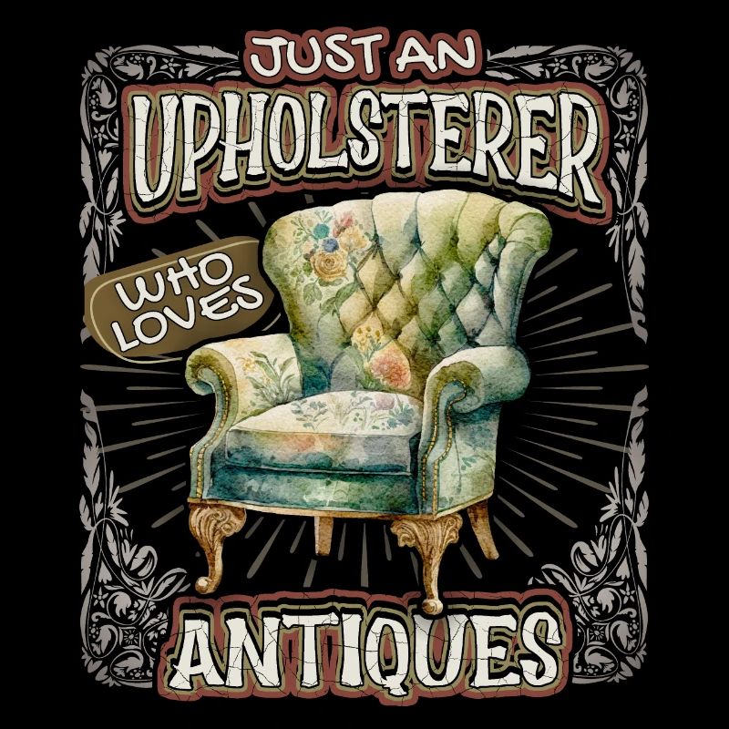 Beruf Polsterer Möbelpolsterer Antiquitäten Spruch