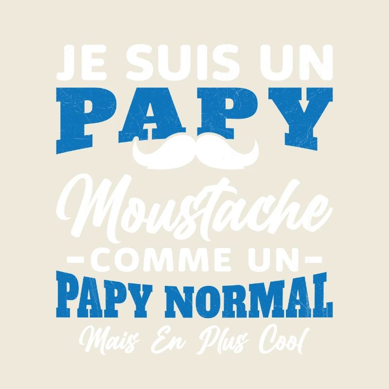Un papy moustache comme un papy normal