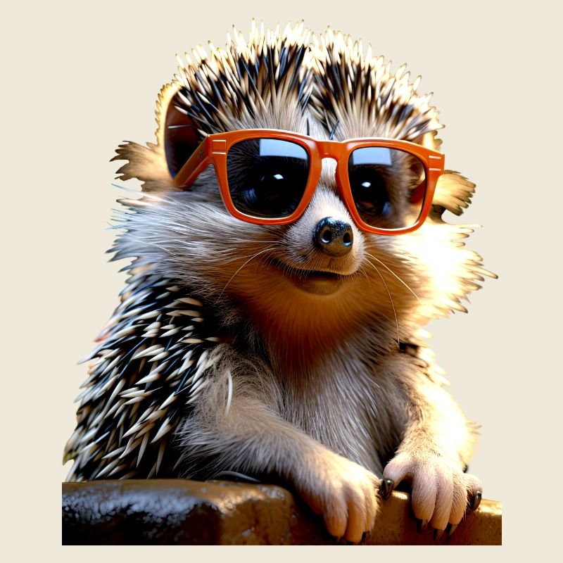 Igel Sonnenbrille Stacheltier Liebe Süßer Igel