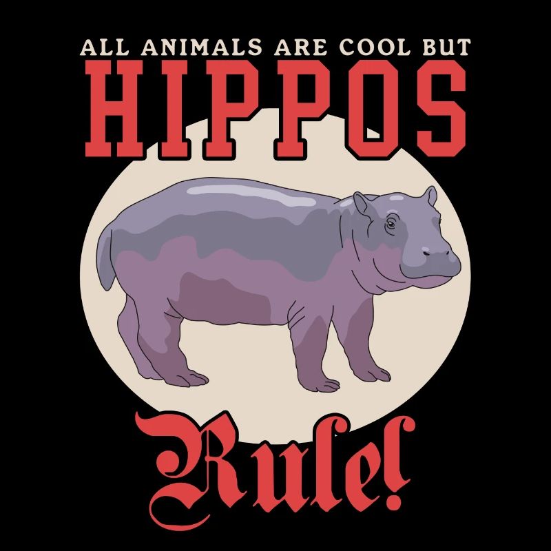 Bébé hippopotame | Hippopotames Hippos Cadeau
