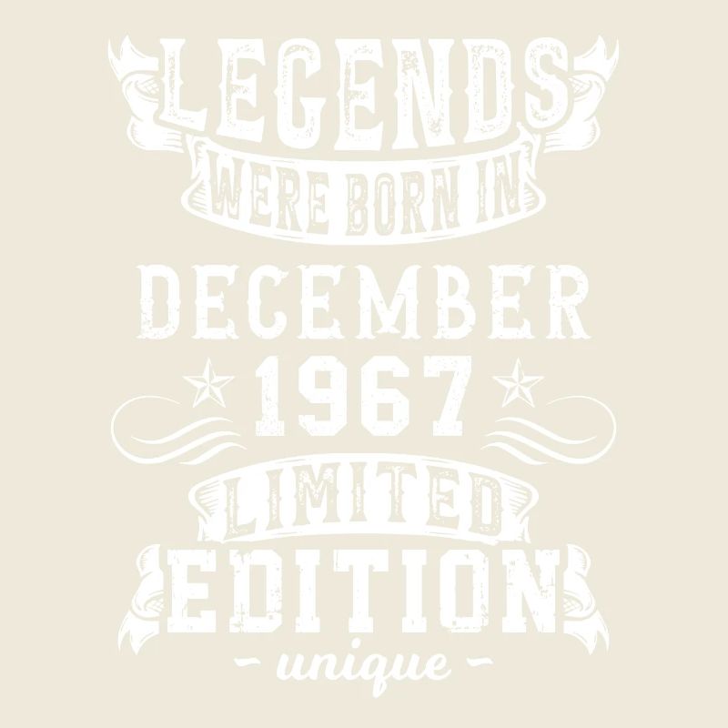 Anniversaire Décembre 1967 année Edition Limitée