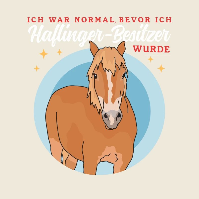 Haflinger Pferd Haffi Pferdebesitzer Geschenk