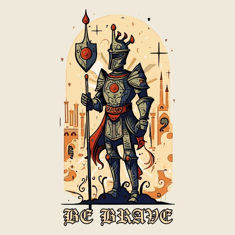 Sei mutig – Mittelalterlicher Ritter