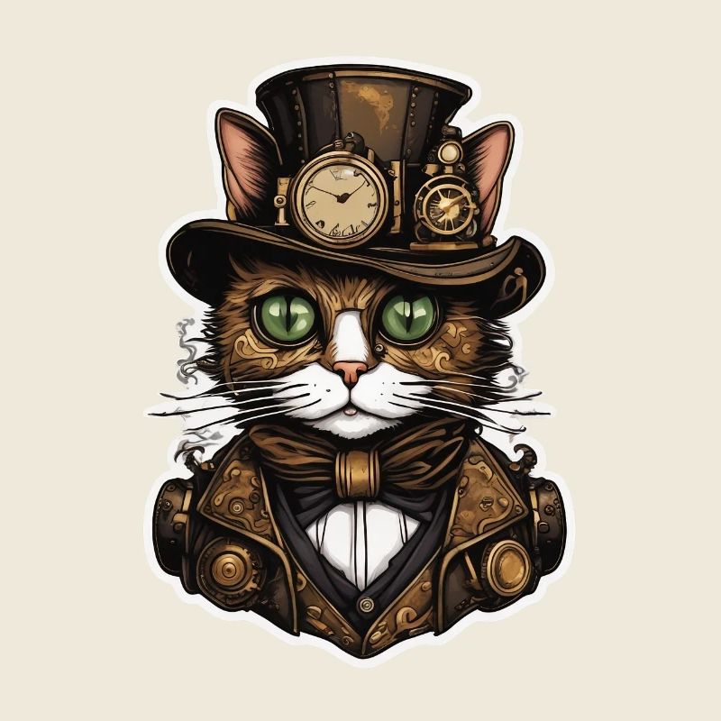 Steampunk Cat 01