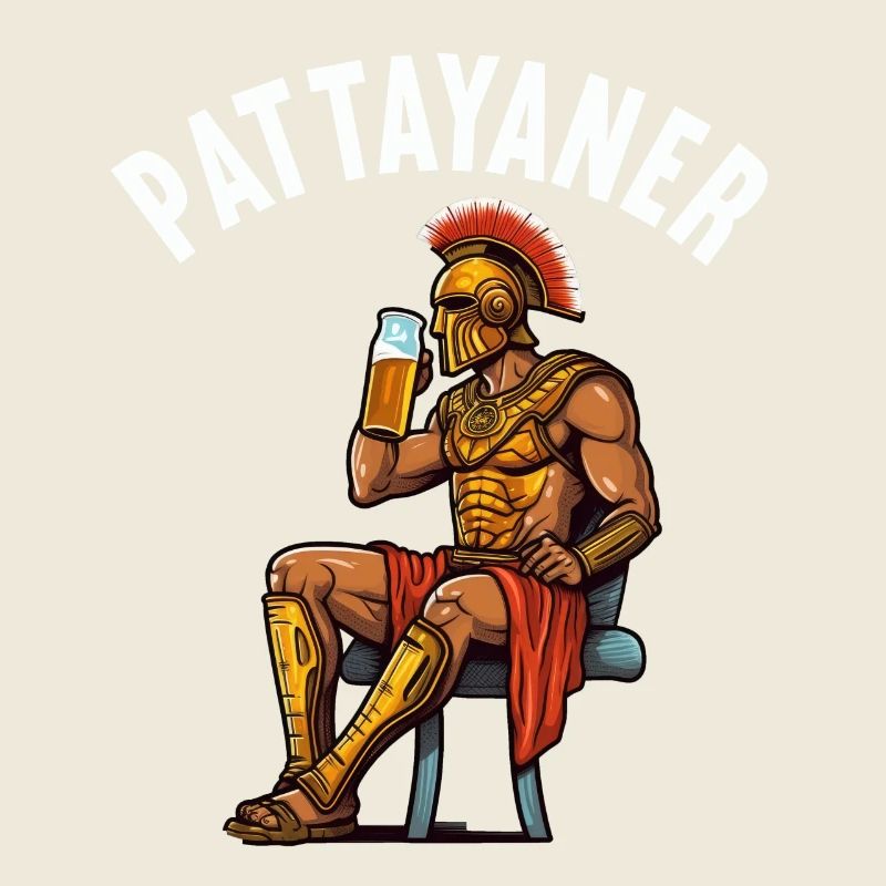 Vintage Thailand Thai Pattayaner Pattaya
