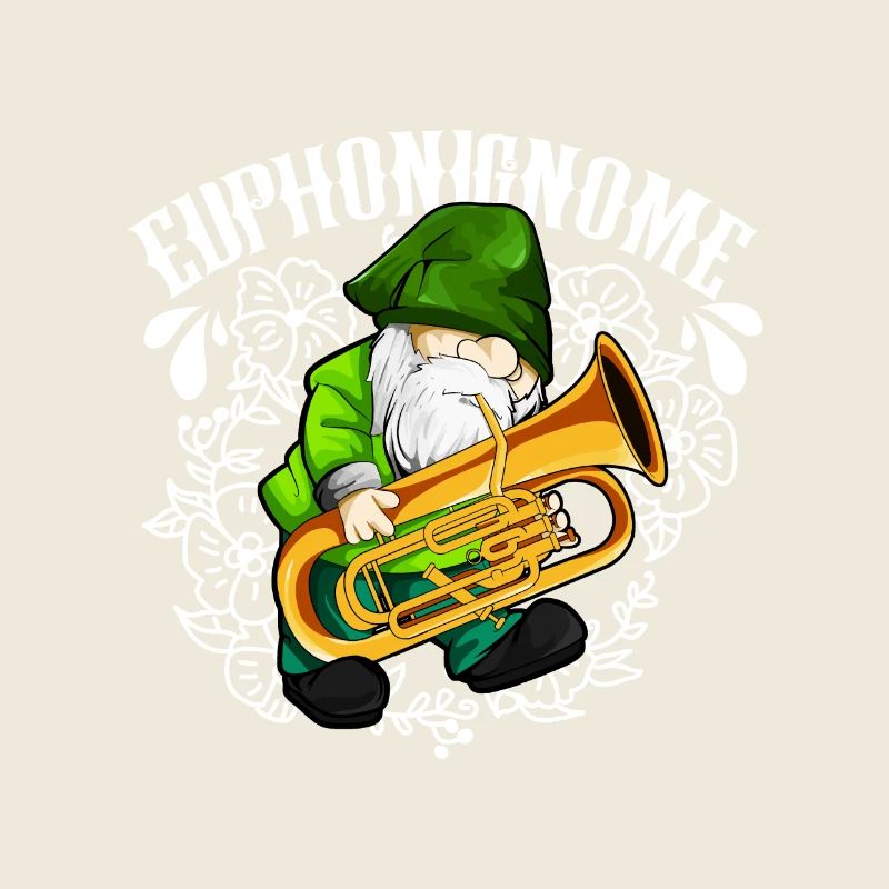 Euphonignomas - garden gnome with euphonium