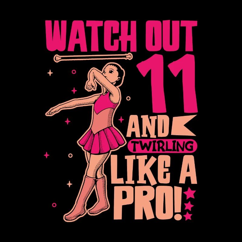 Ich bin 11 - Mädchen Twirling