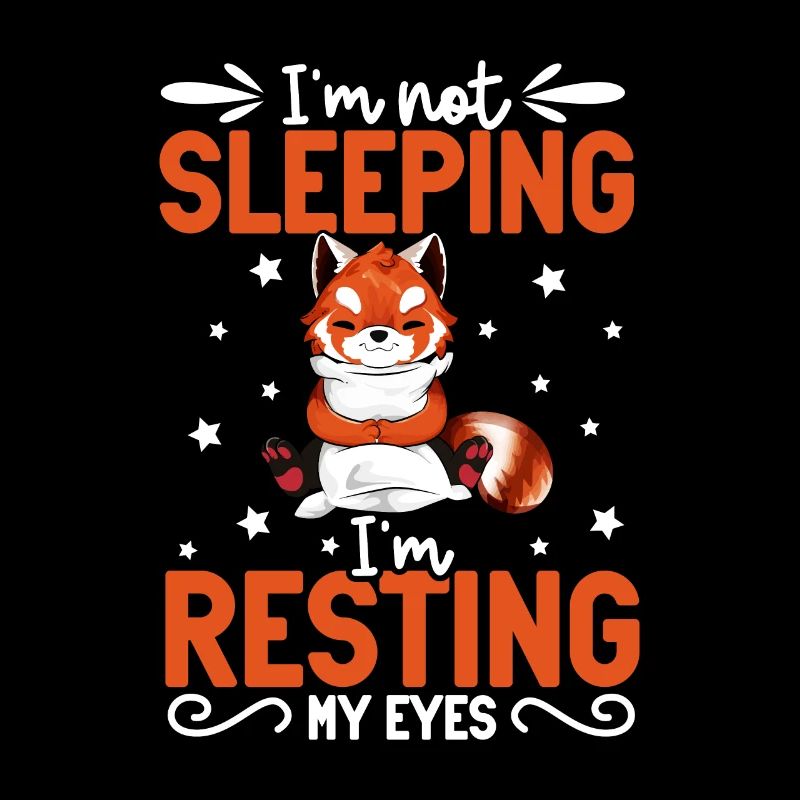 Ich schlafe nicht - Roter Panda