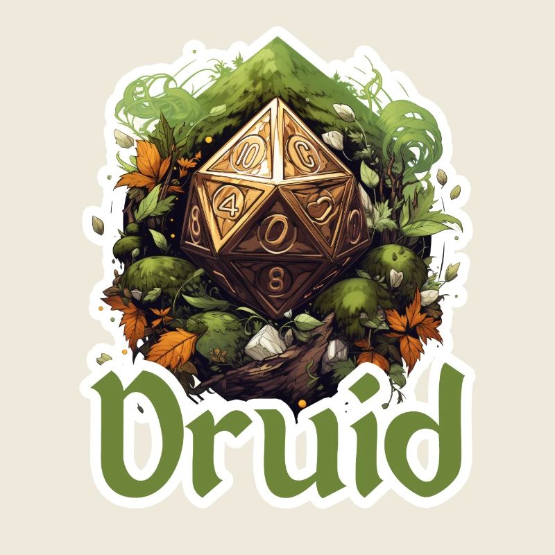 Druid character class in role-playing with W20