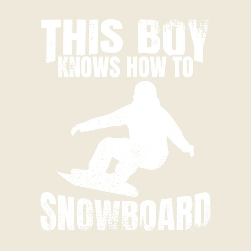 Snowboarding Junge