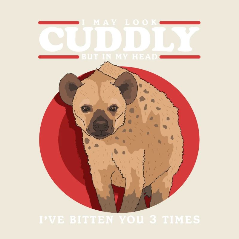 Hyäne Hyänen Tüpfelhyäne Geschenk