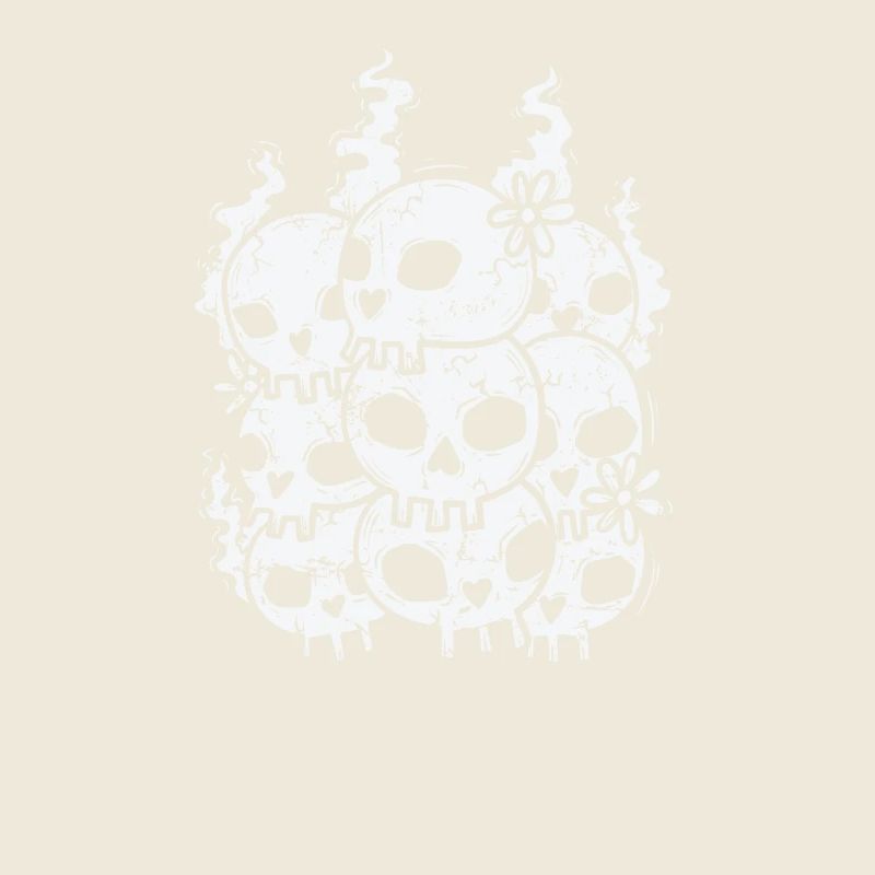 Bone Skull Gothic Style