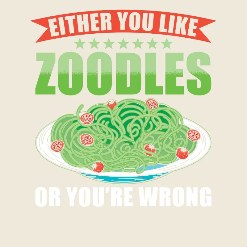 Zoodles Zucchini Pasta Spruch