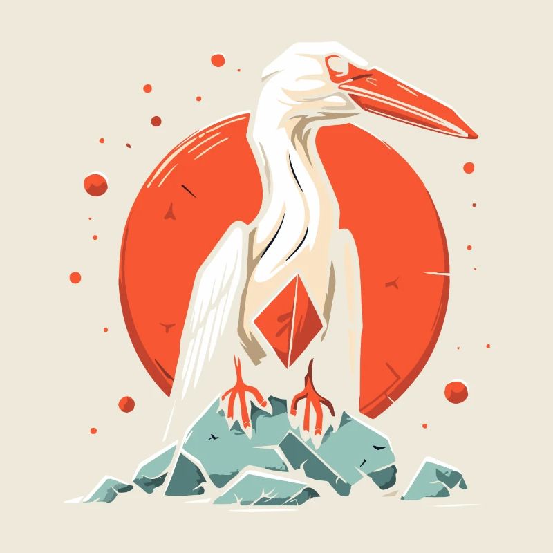 Ein majestätischer Seevogel Vogel