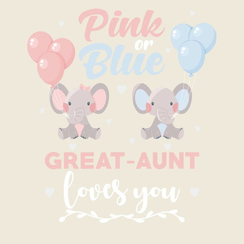 Rosa oder Blau Großtante Elefant