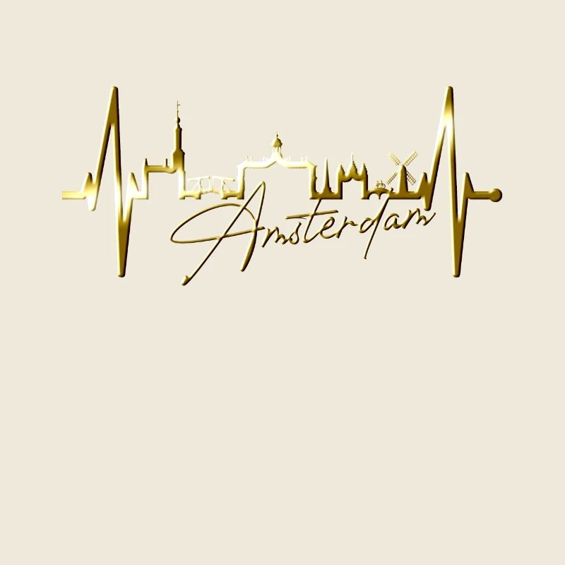 Amsterdam Skyline Pays-Bas Heartbeat Holland