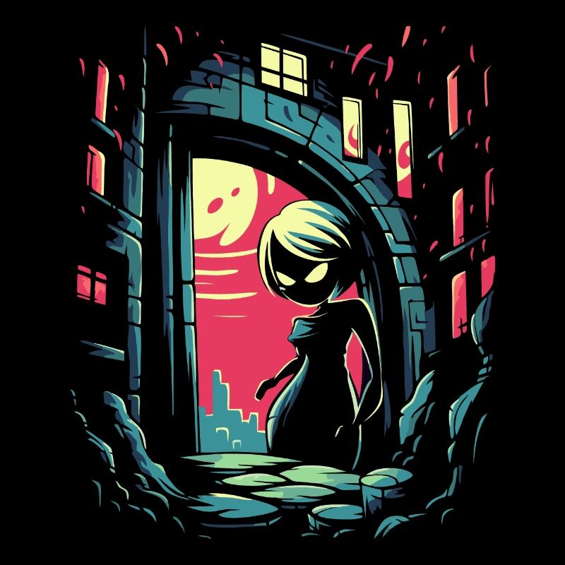 Anime Mädchen Nacht