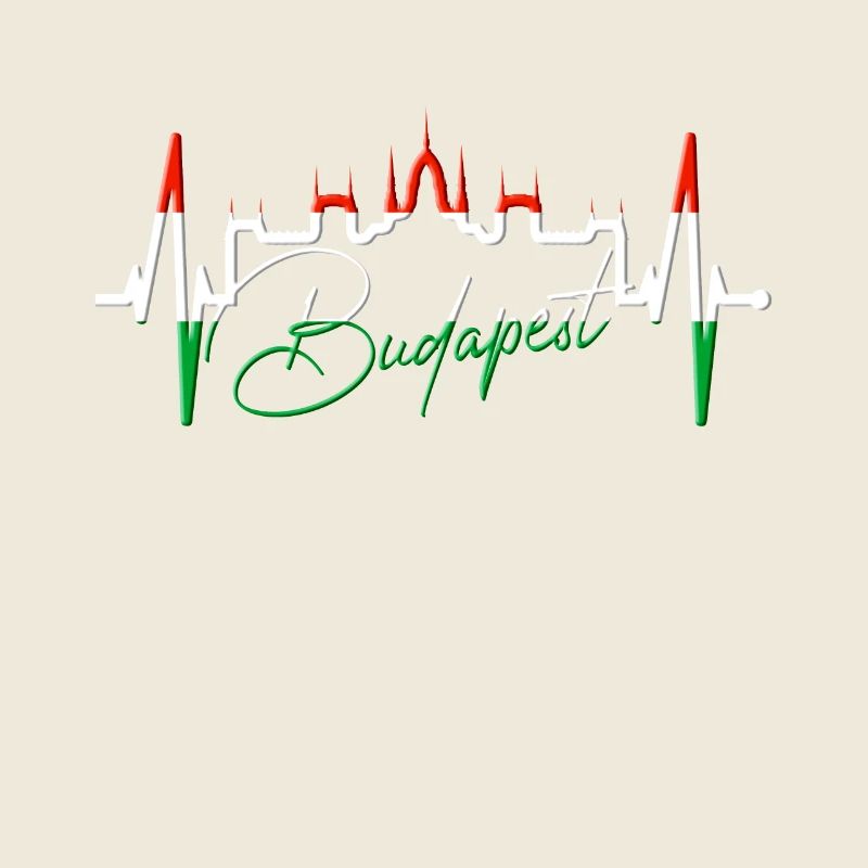 Budapest Skyline Heartbeat Hungary Heart Budapester