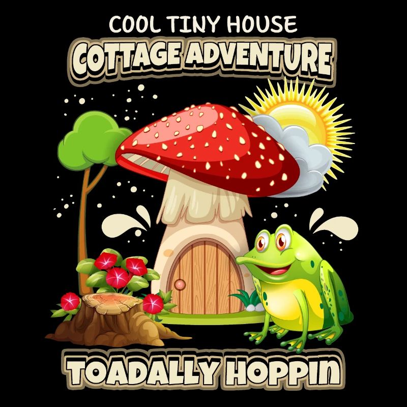 Funny Frog, Cottagecore Saying, Faecore