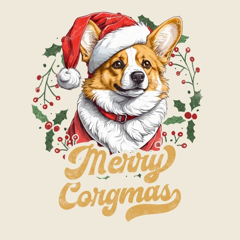 Merry Corgmas Weihnachts-Corgi